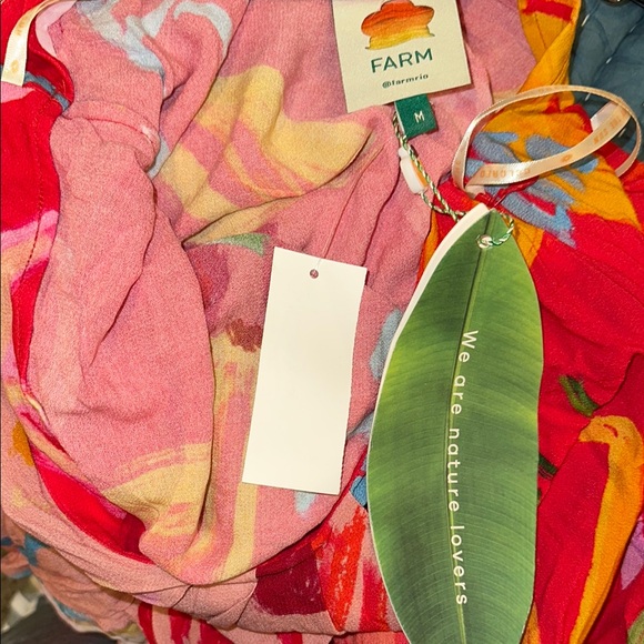 Farm Rio New with Tag Floral Red and Pink Women's Skirt Medium - Picture 12 of 12